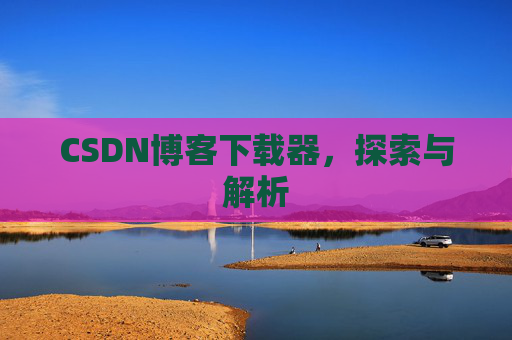 CSDN博客下载器，探索与解析